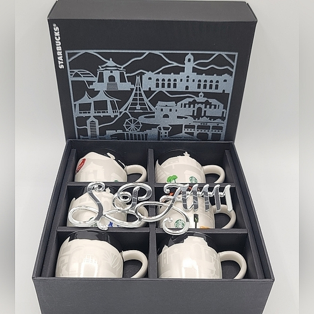 Starbucks Taiwan Espresso Mugs Collector Set #1466